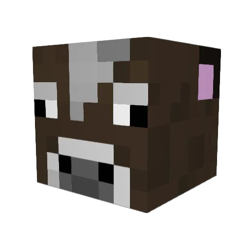 go321 Minecraft avatar head, 3D render