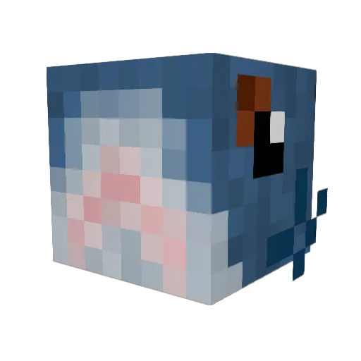 go4tS Minecraft avatar head, 3D render