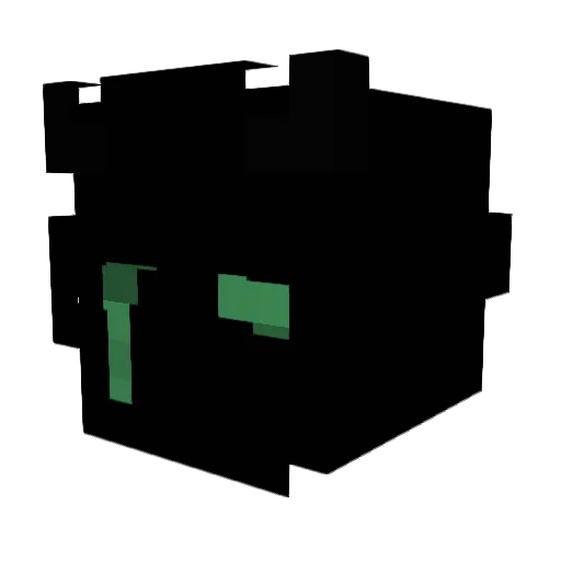 goacik999 Minecraft avatar head, 3D render