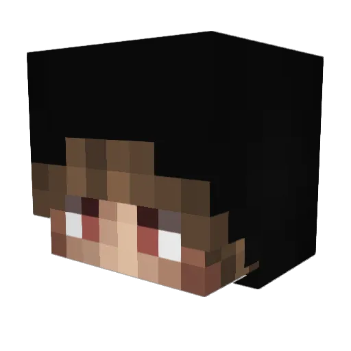 goatbriel Minecraft avatar head, 3D render