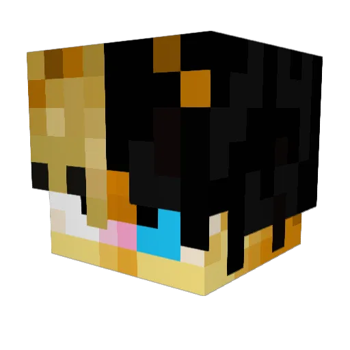 goatcheeze11 Minecraft avatar head, 3D render