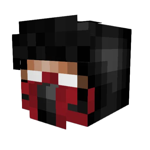 goatclientuser Minecraft avatar head, 3D render