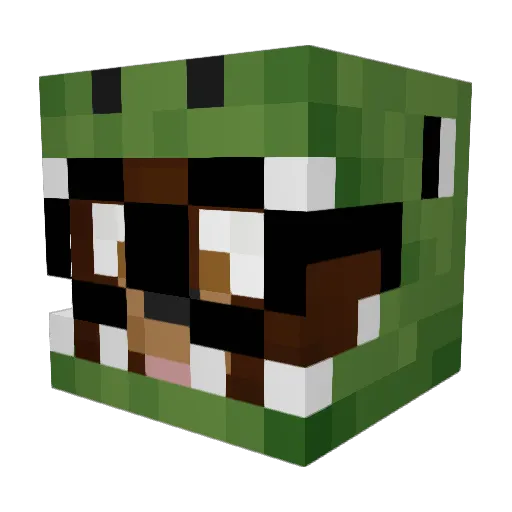 goatcolin Minecraft avatar head, 3D render