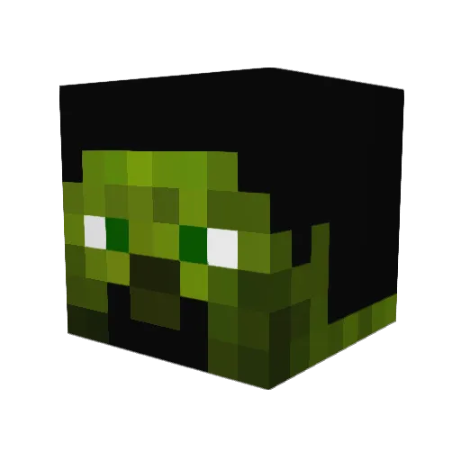 goated_Nello Minecraft avatar head, 3D render