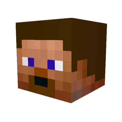 goatgamgee Minecraft avatar head, 3D render