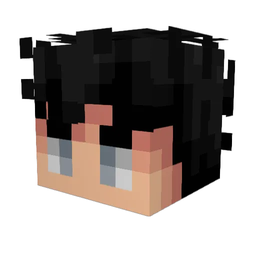 goatlexis7 Minecraft avatar head, 3D render