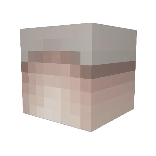 goats33 Minecraft avatar head, 3D render