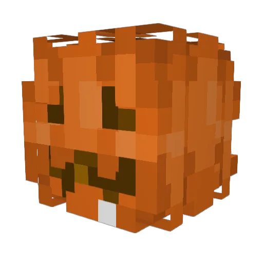 goatsalt Minecraft avatar head, 3D render
