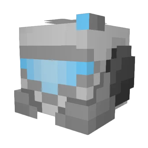 goatz101 Minecraft avatar head, 3D render