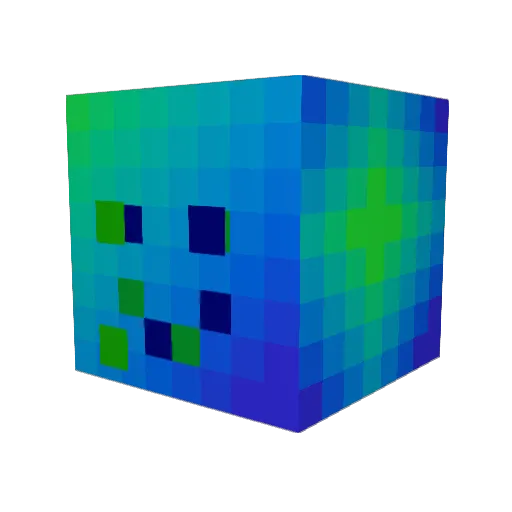 gobani Minecraft avatar head, 3D render