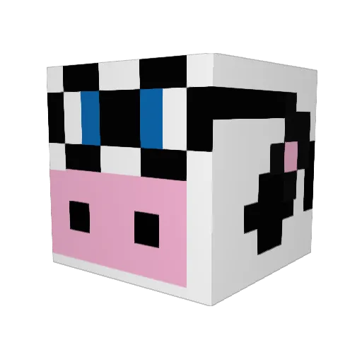gobbly000 Minecraft avatar head, 3D render