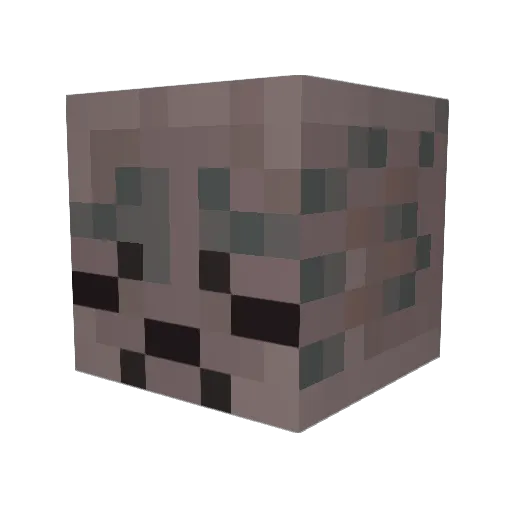 goblin1skil Minecraft avatar head, 3D render