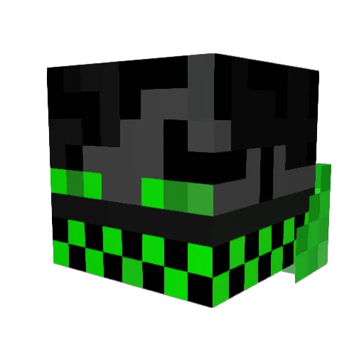 gobro1234 Minecraft avatar head, 3D render