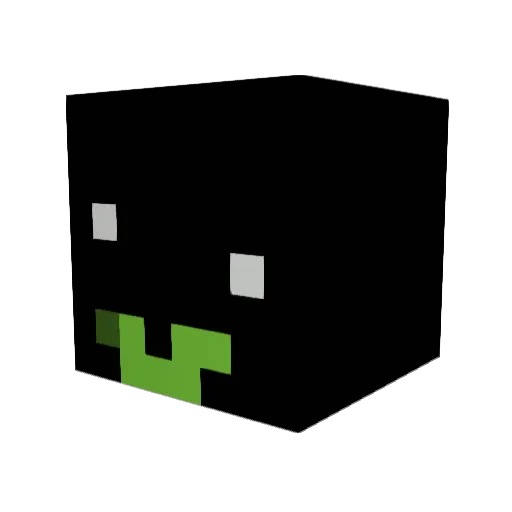 gochihands Minecraft avatar head, 3D render