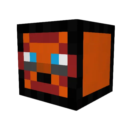 gocygo Minecraft avatar head, 3D render