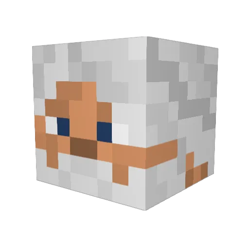 god0123456789 Minecraft avatar head, 3D render