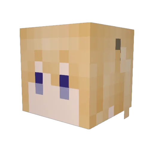 god4ss Minecraft avatar head, 3D render
