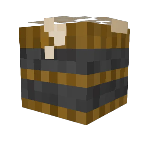 godFabi Minecraft avatar head, 3D render