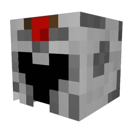 godQuato Minecraft avatar head, 3D render