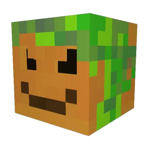 godSpiderMan Minecraft avatar head, 3D render