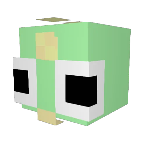 god_axelarin Minecraft avatar head, 3D render