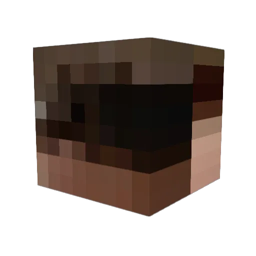 god_desu Minecraft avatar head, 3D render