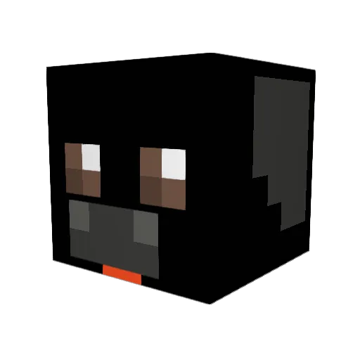 god_of_life Minecraft avatar head, 3D render