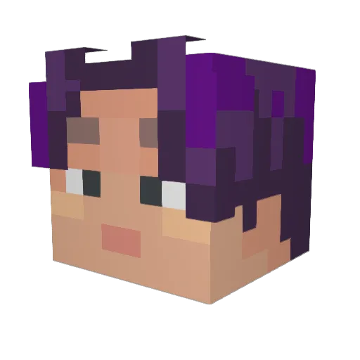 godafrid Minecraft avatar head, 3D render