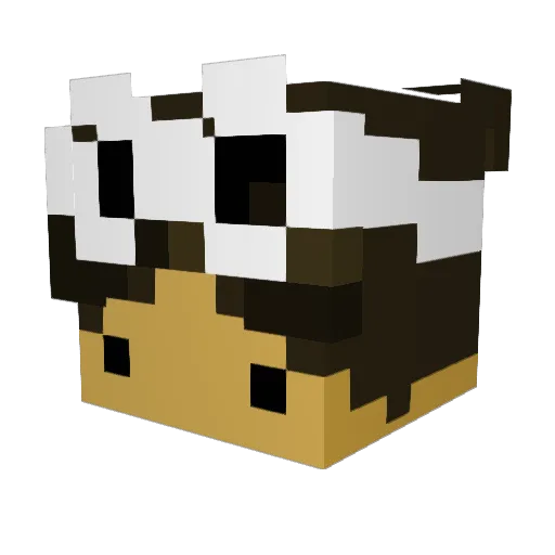 godbridger___ Minecraft avatar head, 3D render