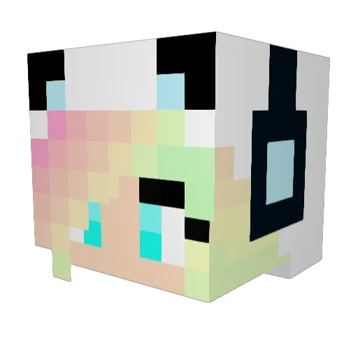 goddess_circe Minecraft avatar head, 3D render