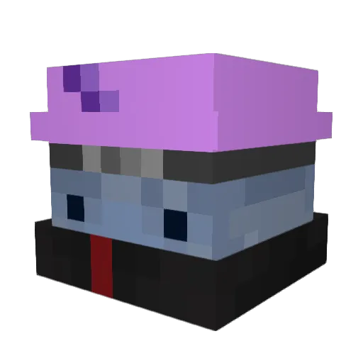 goddess_gaming Minecraft avatar head, 3D render