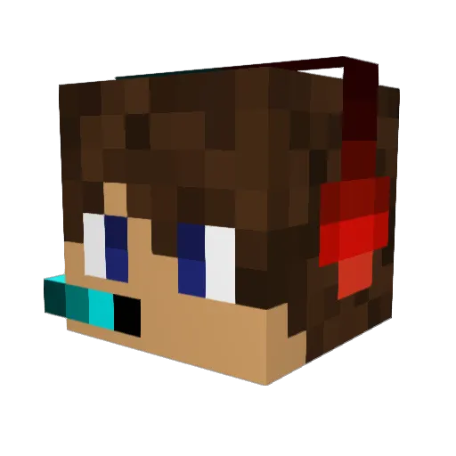 godes26711 Minecraft avatar head, 3D render