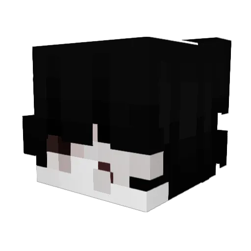 godfath_r Minecraft avatar head, 3D render