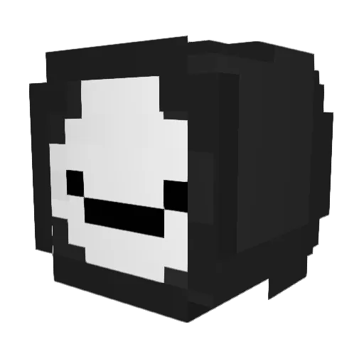 godjihun07 Minecraft avatar head, 3D render