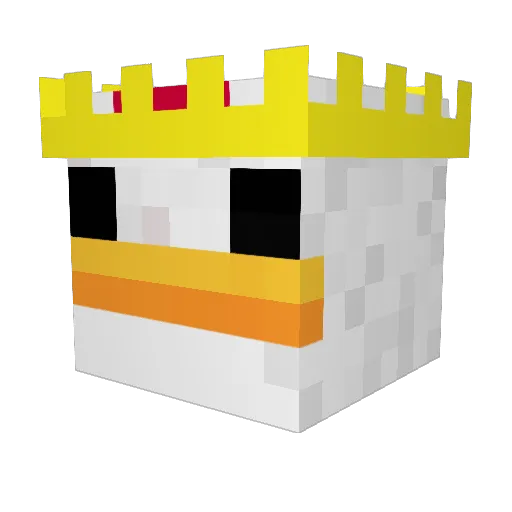 godless_slave Minecraft avatar head, 3D render