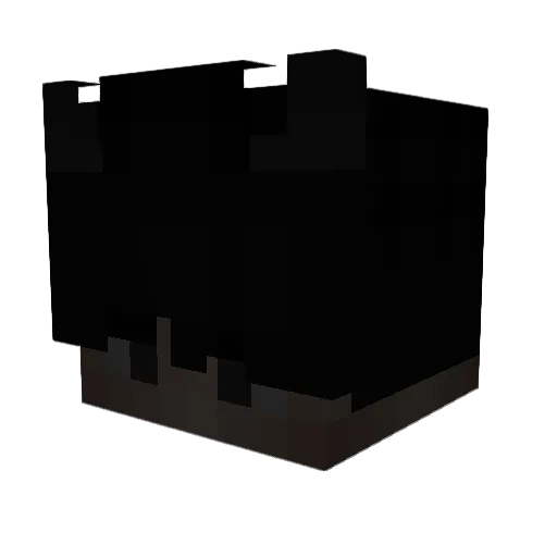 godlybuster Minecraft avatar head, 3D render