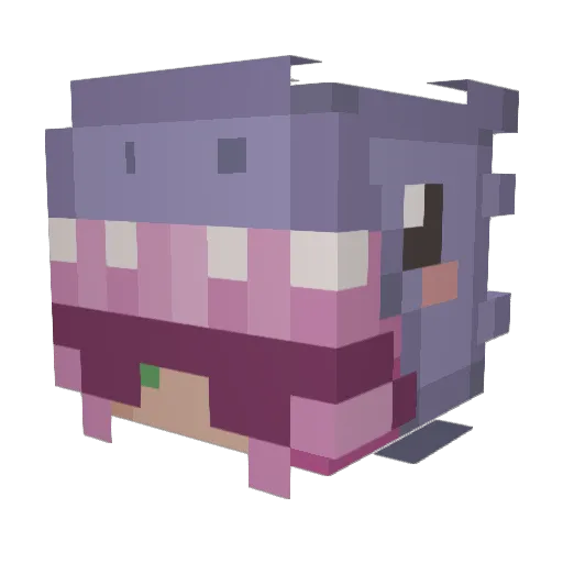 godlyxela Minecraft avatar head, 3D render
