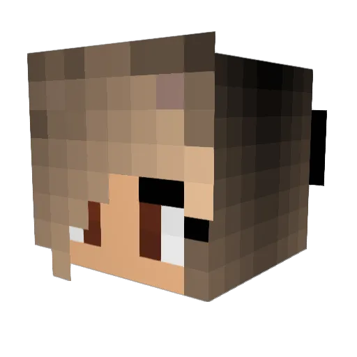 godman3000 Minecraft avatar head, 3D render