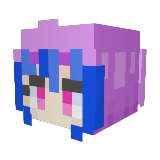 godme2006 Minecraft avatar head, 3D render