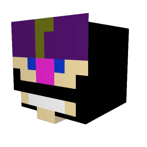 godofpirates Minecraft avatar head, 3D render