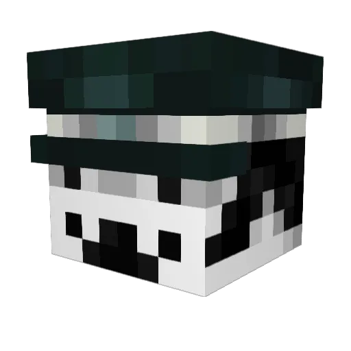 godofprosciutto Minecraft avatar head, 3D render