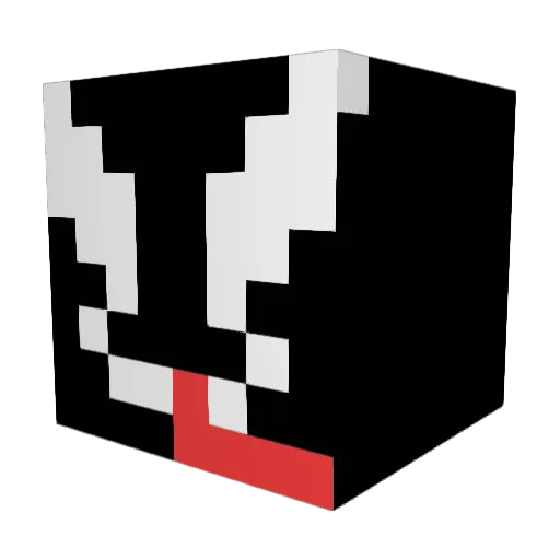 godomiga Minecraft avatar head, 3D render