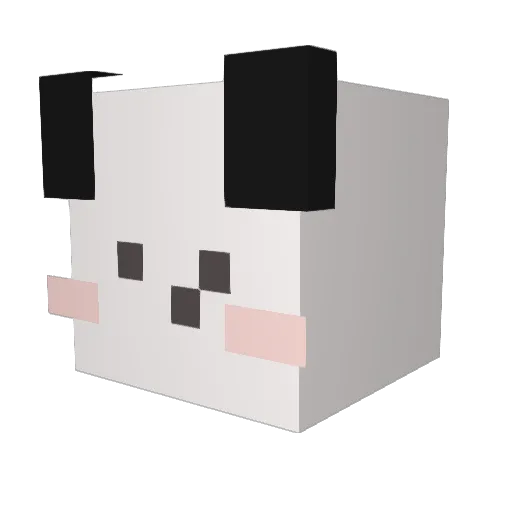 godori98 Minecraft avatar head, 3D render