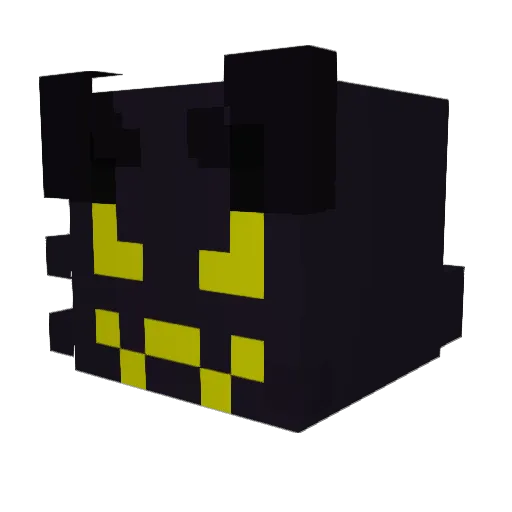 godsdeity Minecraft avatar head, 3D render