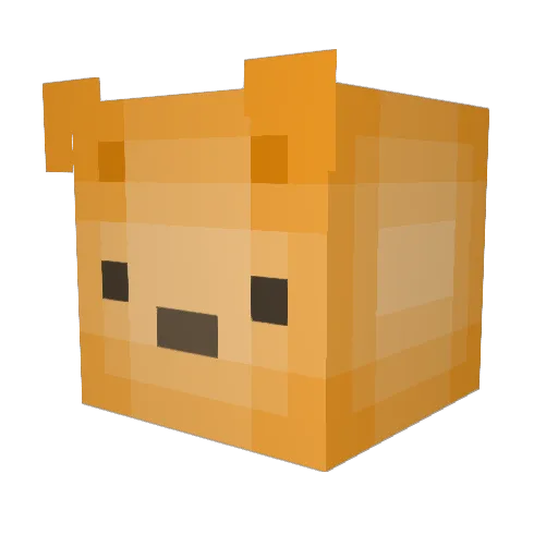 godsentsoup Minecraft avatar head, 3D render