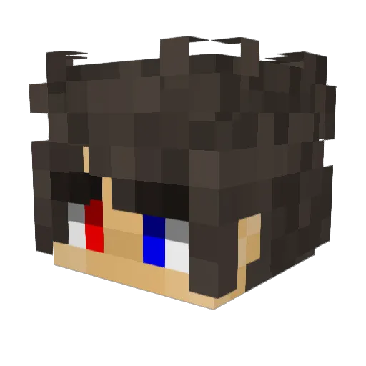 godsn1tch Minecraft avatar head, 3D render