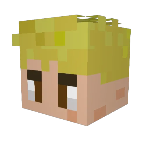 godspeed0608 Minecraft avatar head, 3D render