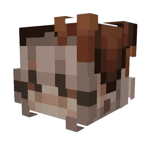 godsthong Minecraft avatar head, 3D render
