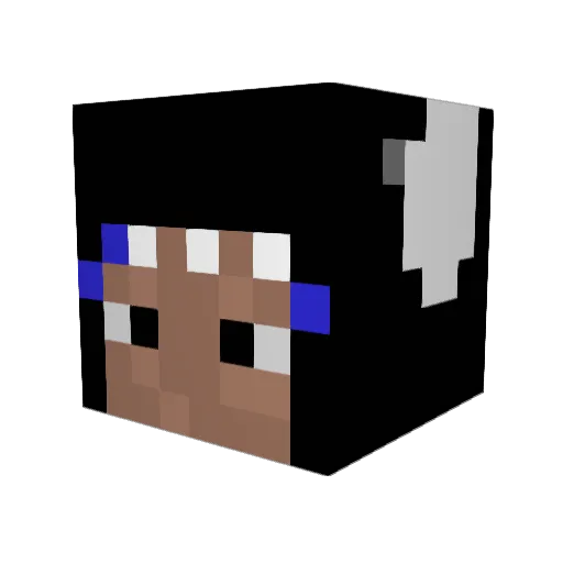 godwhale2000 Minecraft avatar head, 3D render