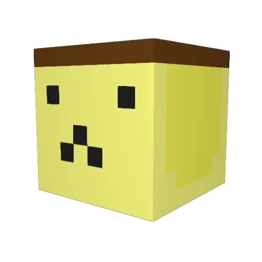 godxwx Minecraft avatar head, 3D render